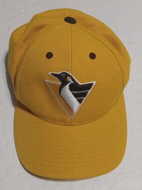 Logo Athletic Pittsburgh Penquins VTG Wool Blend Snapback Hat/Cap OSFA